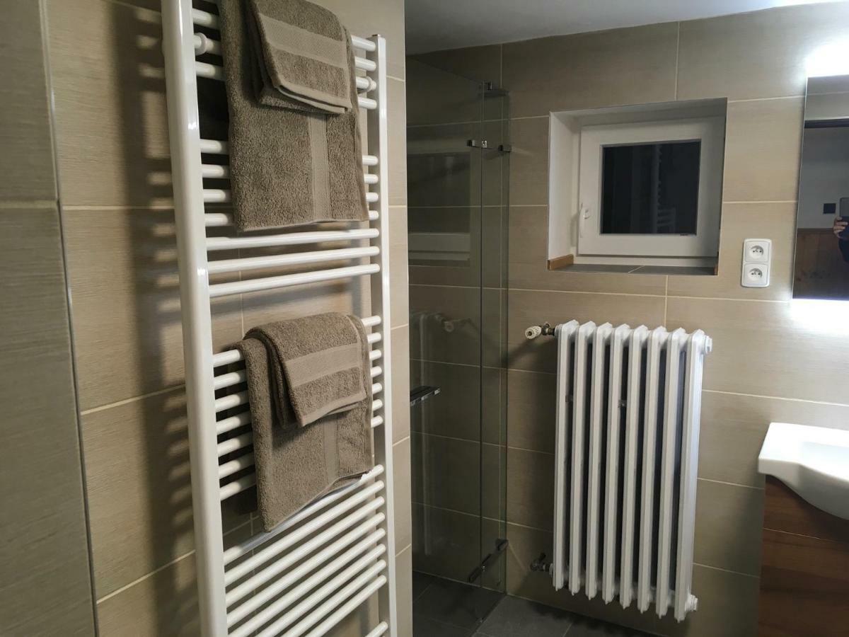 Samostatný mezonetový apartmán s dvěmi ložnicemi a vlastní krytou terasou a sdíleným bazénem Rudník Esterno foto