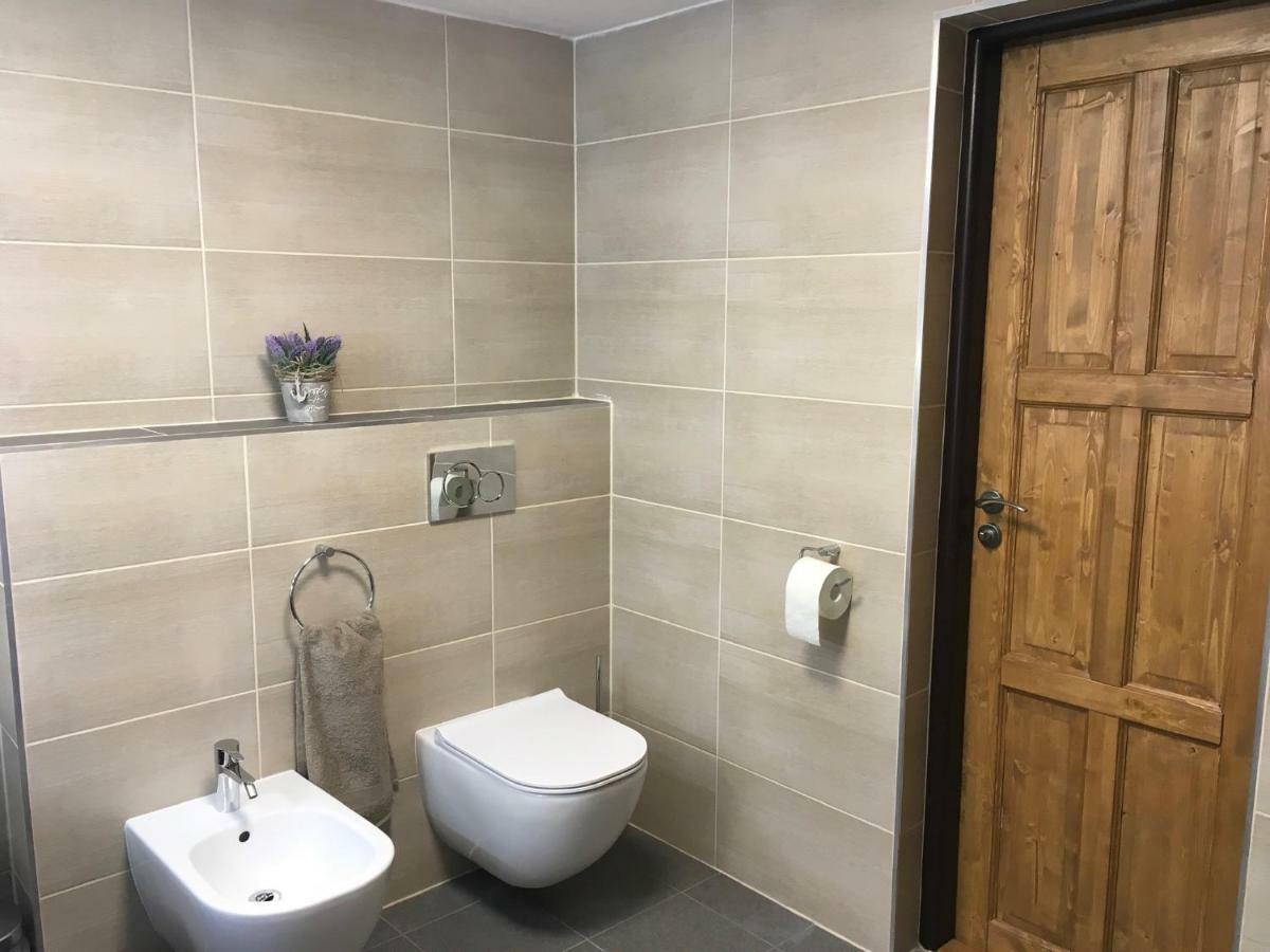 Samostatný mezonetový apartmán s dvěmi ložnicemi a vlastní krytou terasou a sdíleným bazénem Rudník Esterno foto