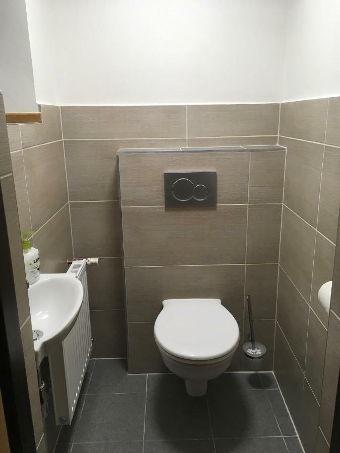 Samostatný mezonetový apartmán s dvěmi ložnicemi a vlastní krytou terasou a sdíleným bazénem Rudník Esterno foto
